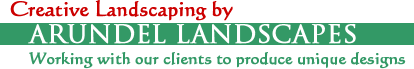 Creative Landscaping by Arundel Landscapes - working with our clients to create unique designs